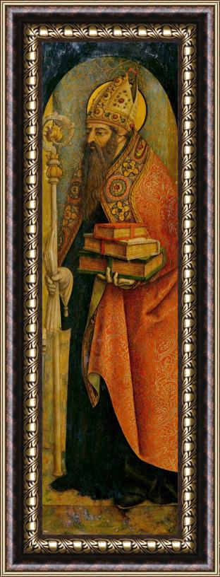 Carlo Crivelli St. Augustine Framed Print