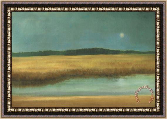 Caroline Gold Harvest Moon Framed Painting