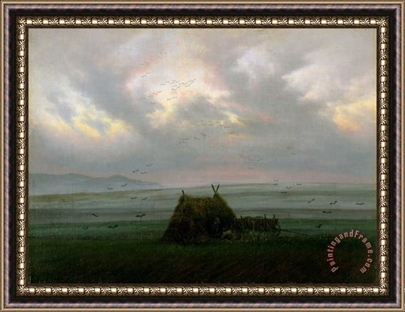 Caspar David Friedrich Waft of Mist Framed Painting