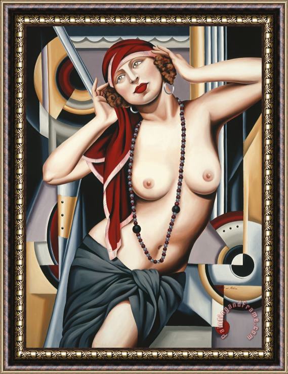 Catherine Abel Postcards from Paris Framed Painting
