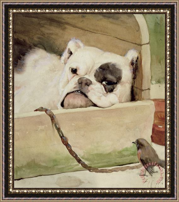 Cecil Charles Windsor Aldin Bulldog Framed Print