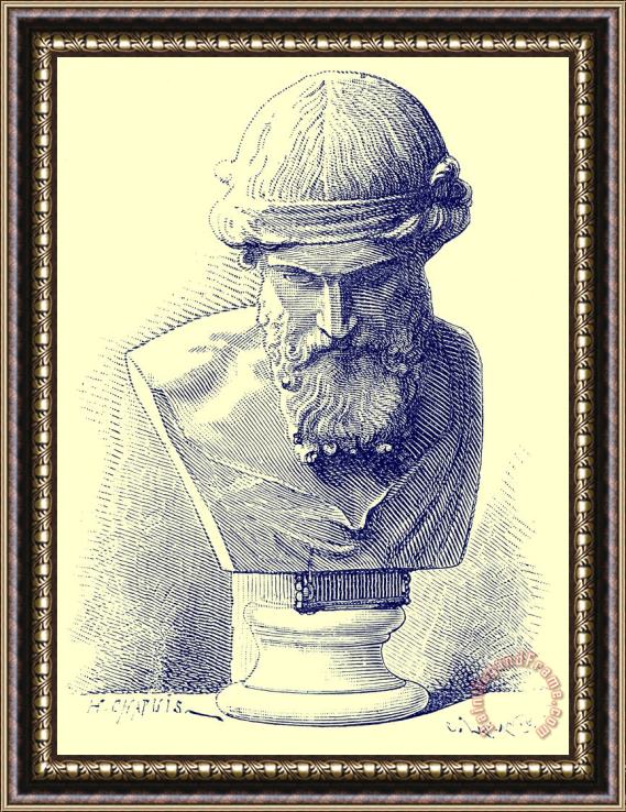 Chapuis Plato Framed Painting