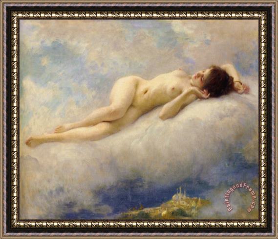 Charles Amable Lenoir Dream of The Orient Framed Painting