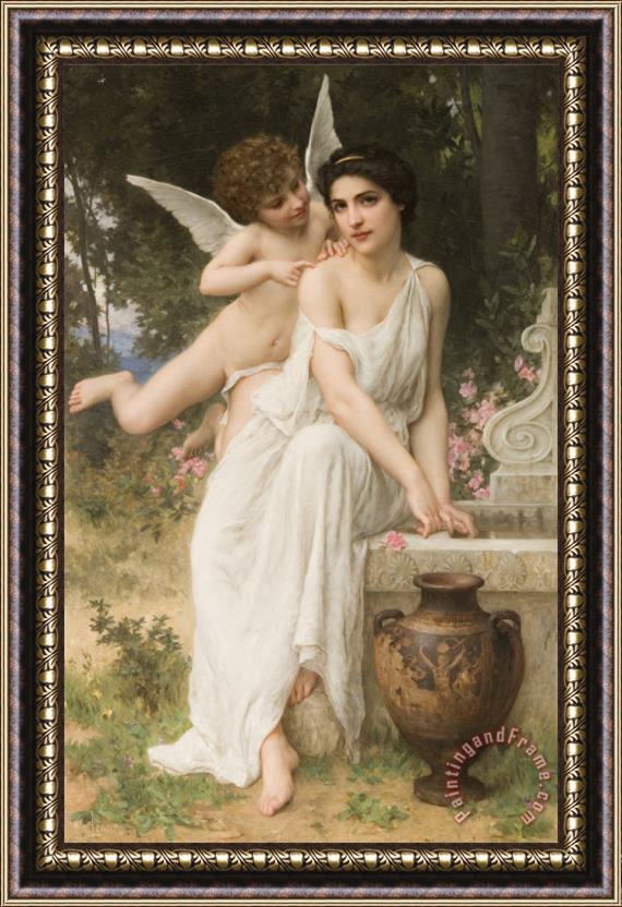 Charles Amable Lenoir Love's Whisper Framed Painting