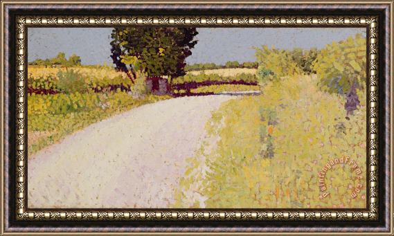 Charles Angrand Path in the Country Framed Print