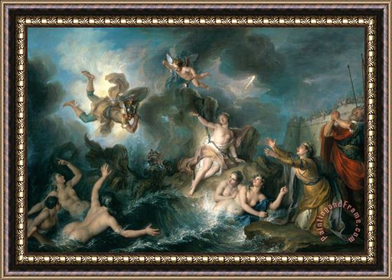Charles Antoine Coypel Perseus Rescuing Andromeda Framed Painting