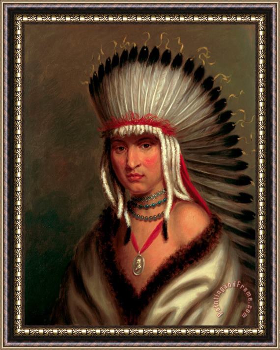 Charles Bird King Petalesharro (generous Chief), Pawnee Framed Print