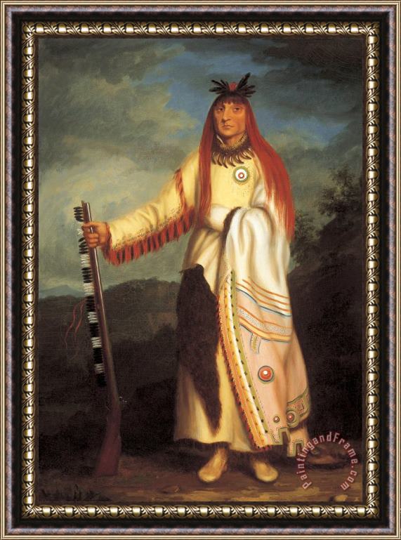 Charles Bird King Wanata (the Charger), Grand Chief of The Sioux Framed Print