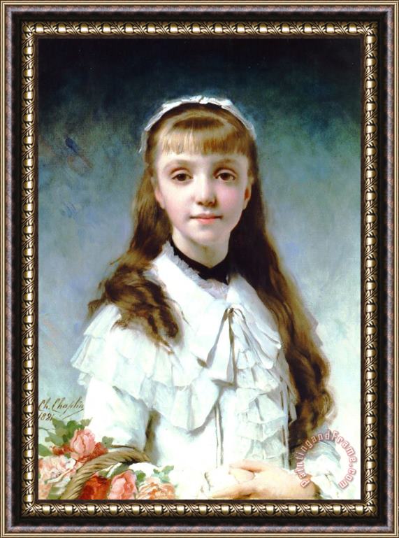 Charles Chaplin Daughter of The Painter Framed Painting