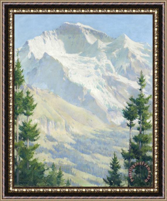 Charles Courtney Curran The Jungfrau, Afternoon Sunlight Framed Painting