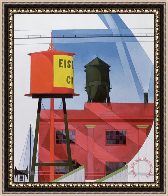 Charles Demuth Buildings Abstraction Framed Print
