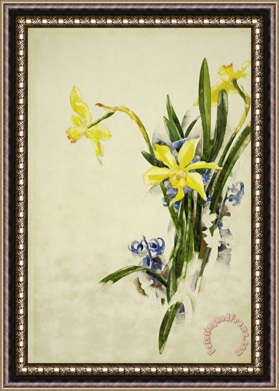 Charles Demuth Jonquils Framed Painting