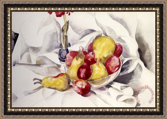 Charles Demuth Pears And Plums, 1924 Framed Painting