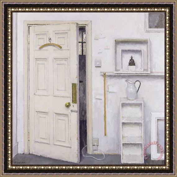 Charles E Hardaker Meditation On A Door I Framed Painting
