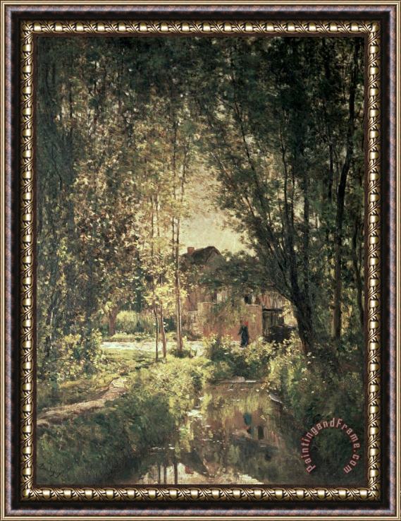 Charles Francois Daubigny Landscape Framed Print