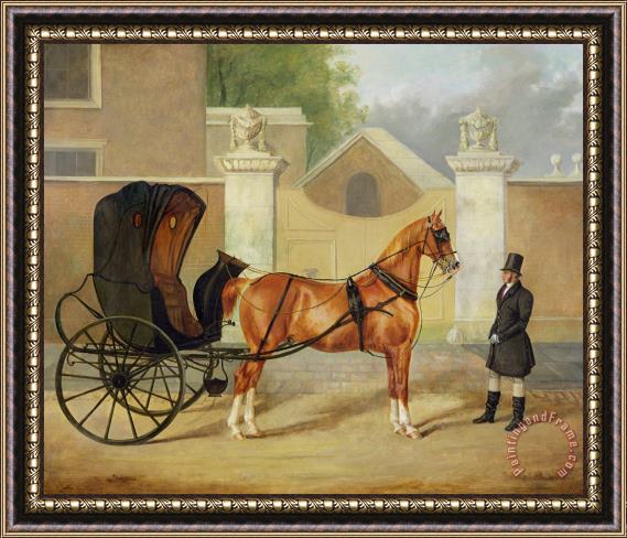 Charles Hancock Gentlemen's Carriages - A Cabriolet Framed Painting