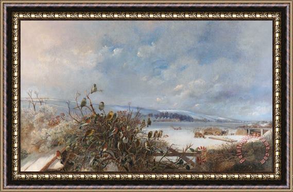 Charles Henry Clifford Baldwyn Birds Of A Feather Framed Painting
