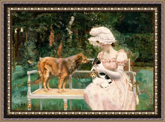 Charles Henry Tenre Introductions Framed Painting