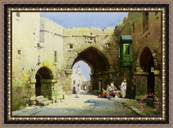 Charles Leaver An Arabian Mosque Framed Painting