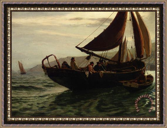Charles Napier Hemy The Trawler Framed Painting
