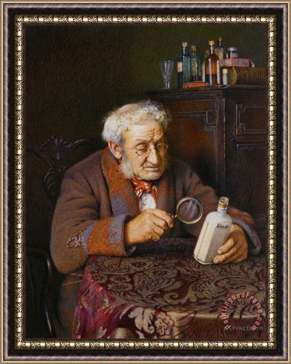 Charles Spencelayh A Touch of Rheumatism Framed Painting