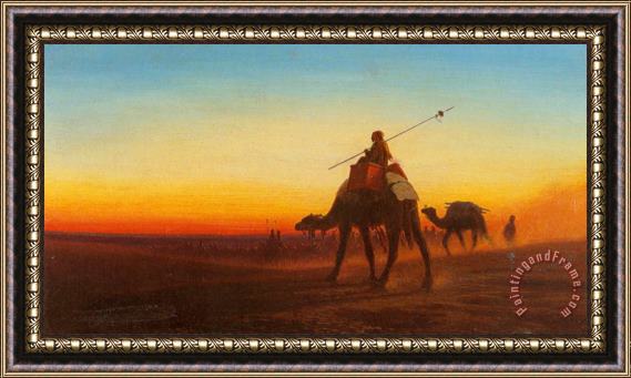 Charles Theodore Frere Caravanne Au Couchesol Framed Painting