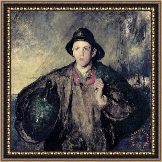 Charles Webster Hawthorne The Fisher Boy Framed Painting