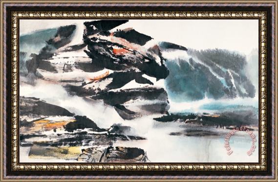Chi Wen Image of Bitan Framed Painting