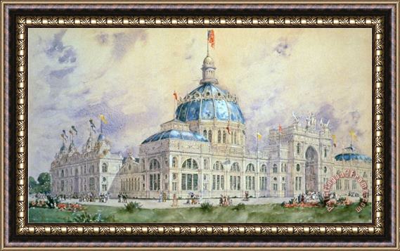 Childe Hassam Columbian Exposition 1893 Framed Painting