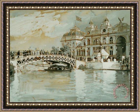 Childe Hassam Columbian Exposition, Chicago Framed Painting