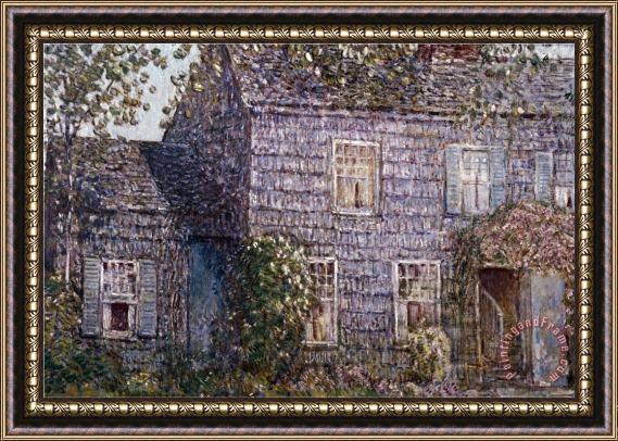 Childe Hassam Hutchison House Easthampton Long Island Framed Painting