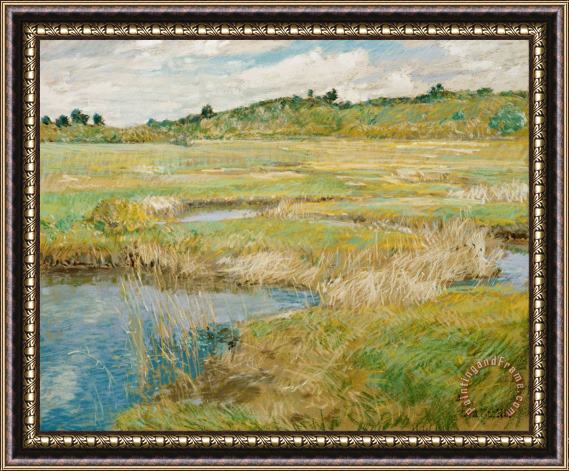 Childe Hassam The Concord Meadow Framed Painting