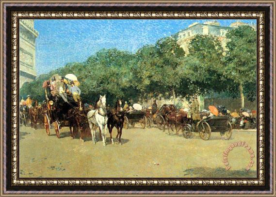 Childe Hassam The Day of The Grand Prize 1 Framed Print