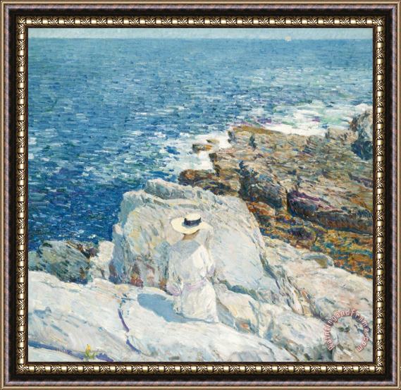 Childe Hassam The South Ledges, Appledore Framed Painting