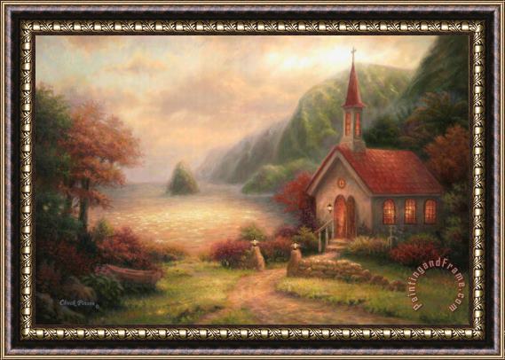 Chuck Pinson Compassion Chapel Framed Painting