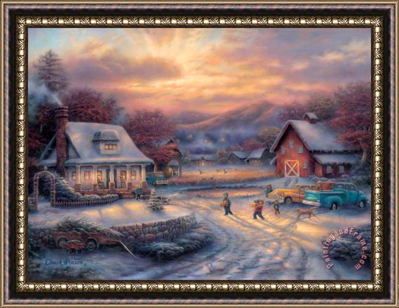Chuck Pinson Country Holidays Framed Painting