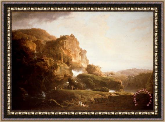 Claude Joseph Vernet Italian Landscape Framed Print