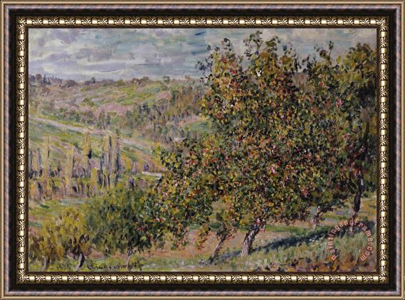 Claude Monet Apple Blossom Framed Painting
