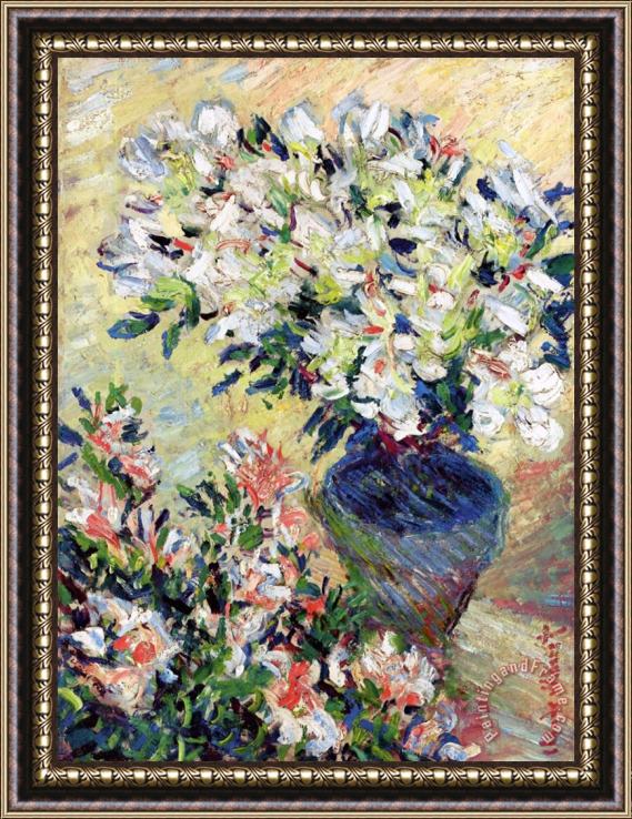 Claude Monet Azaleas Framed Painting