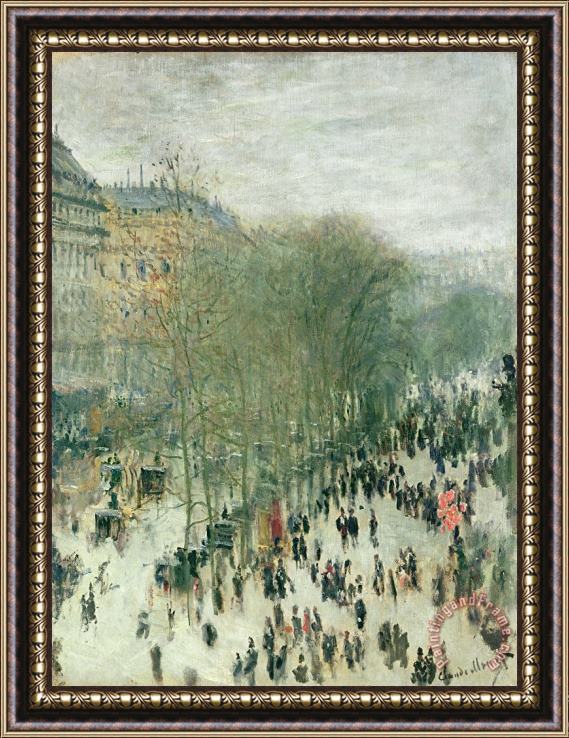 Claude Monet Boulevard des Capucines Framed Print