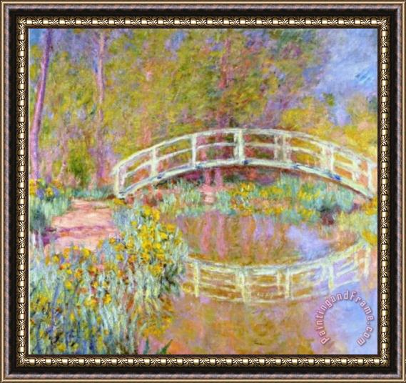 Claude Monet Bridge II Framed Painting