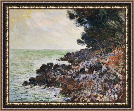 Claude Monet Cap Martin Framed Painting
