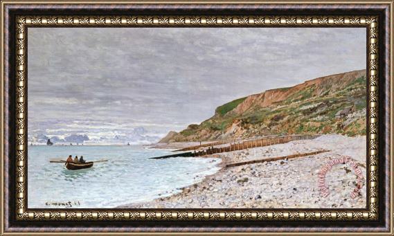 Claude Monet La Pointe de la Heve Framed Print