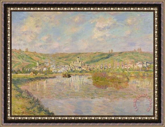 Claude Monet Late Afternoon - Vetheuil Framed Print