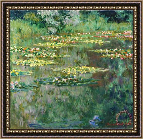 Claude Monet Le Bassin Des Nympheas Framed Print