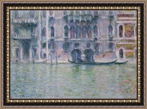 Claude Monet Le Palais da Mula Framed Painting