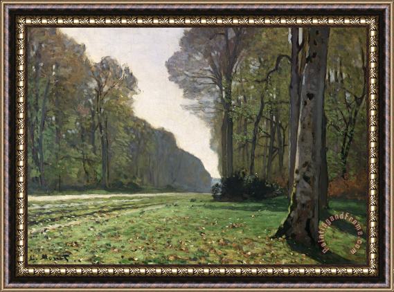 Claude Monet Le Pave de Chailly Framed Painting