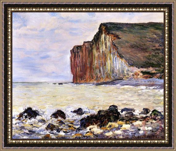 Claude Monet Les Petites Dalles Framed Painting
