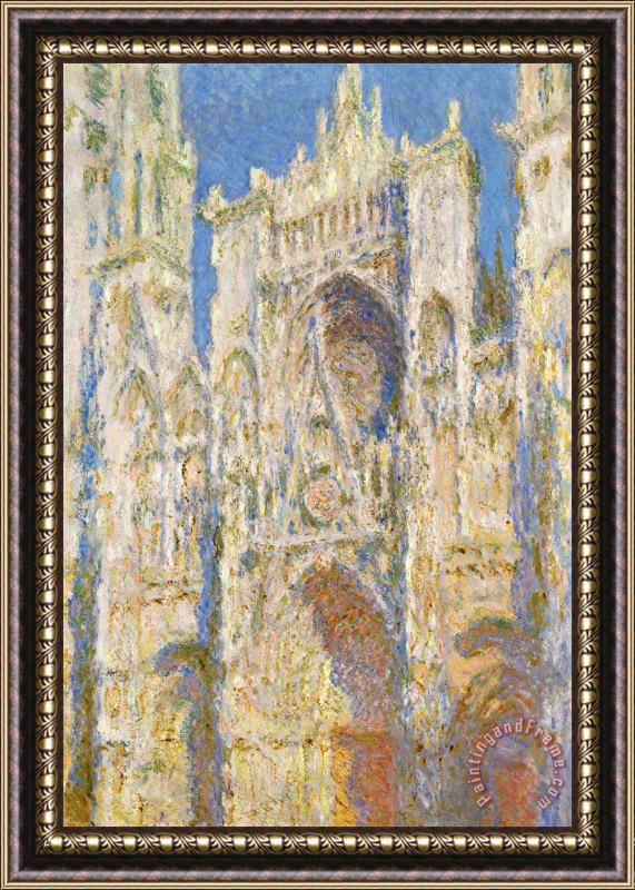 Claude Monet Rouen Cathedral Framed Print