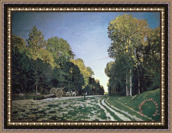 Claude Monet Route de Chailly Framed Painting